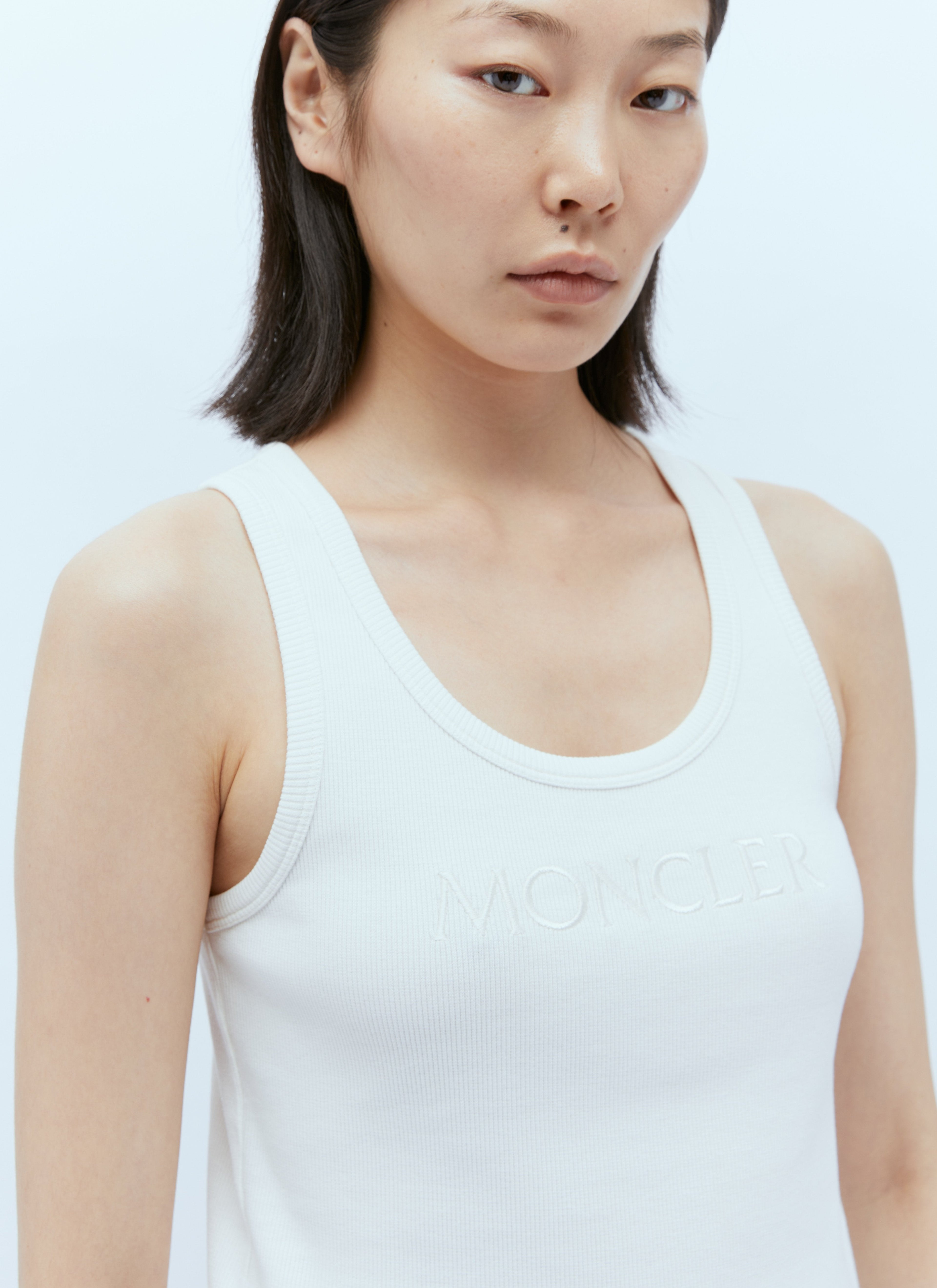 Moncler Women Logo Embroidery Tank Top