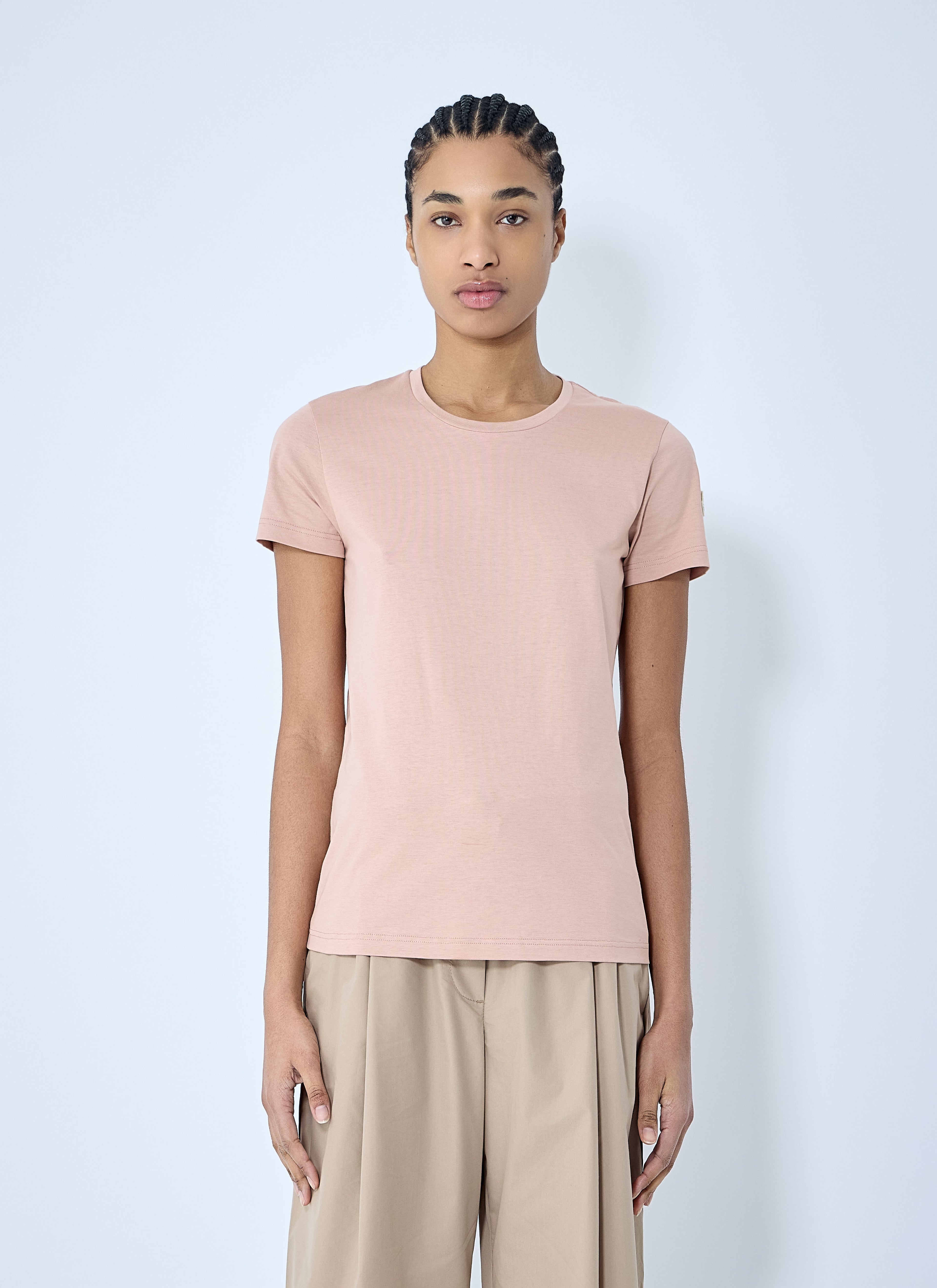 Moncler Women Logo Motif T-Shirt