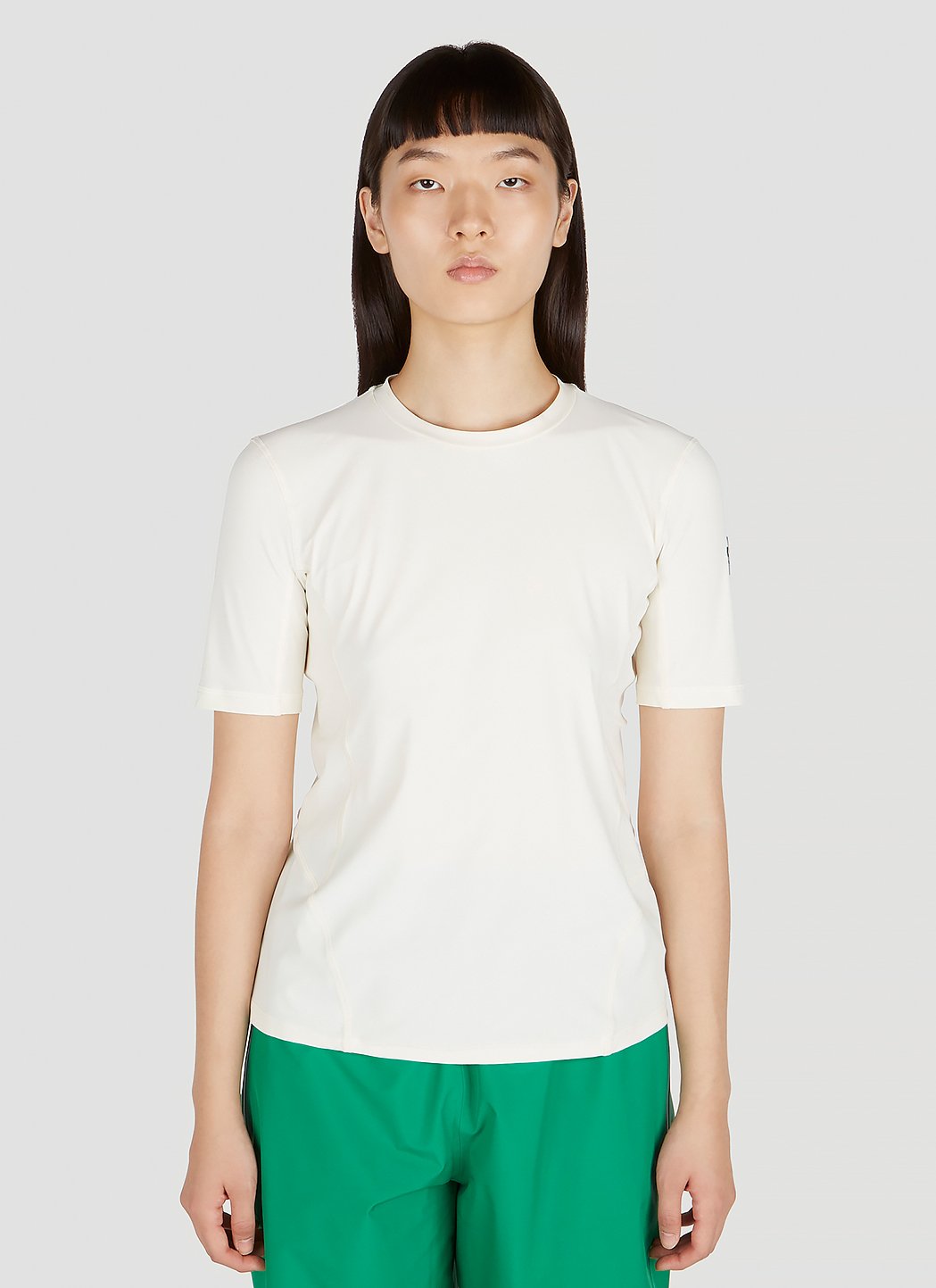 Moncler Grenoble Women Logo Patch T-Shirt - EZE Fashion®