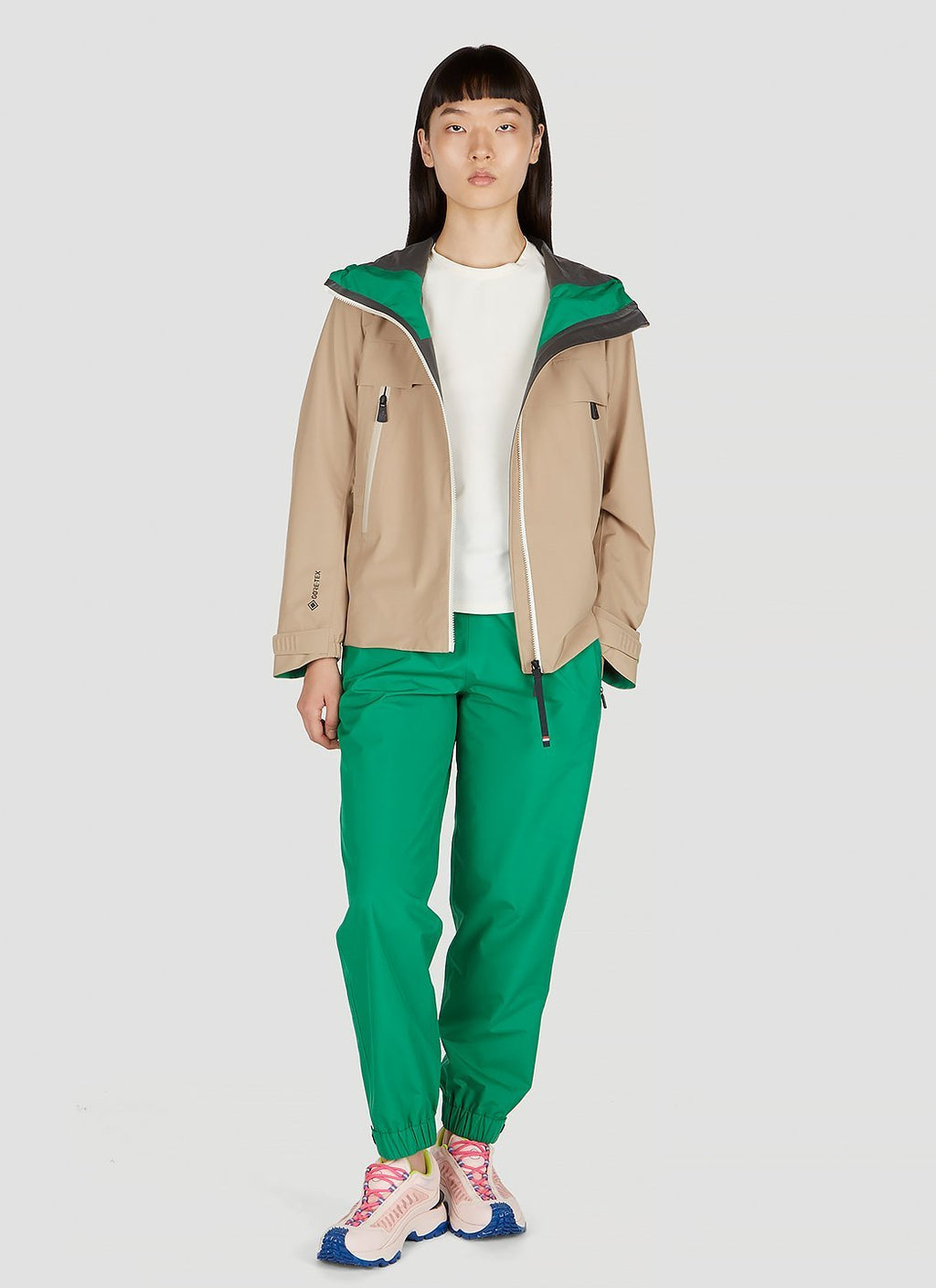 Moncler Grenoble Women Logo Patch T-Shirt - EZE Fashion®