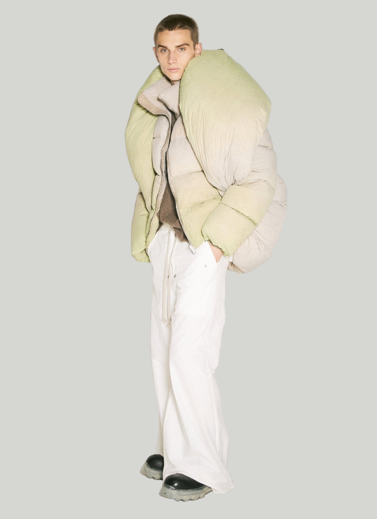 Moncler X Rick Owens Women Donut Down Shawl - EZE Fashion®