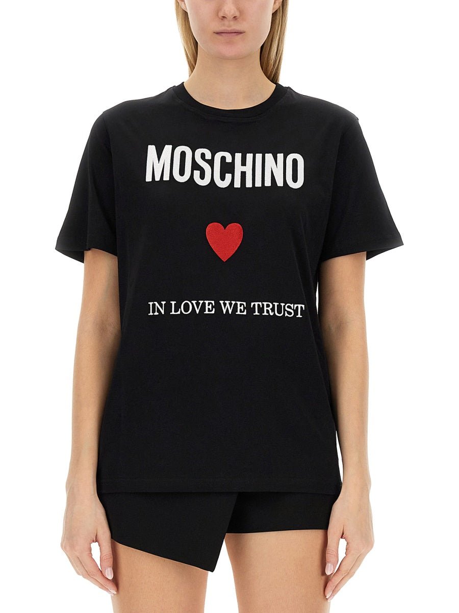Moschino Women T-Shirt With Logo - EZE Fashion®