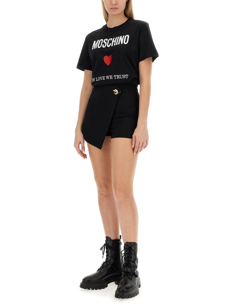 Moschino Women T-Shirt With Logo - EZE Fashion®