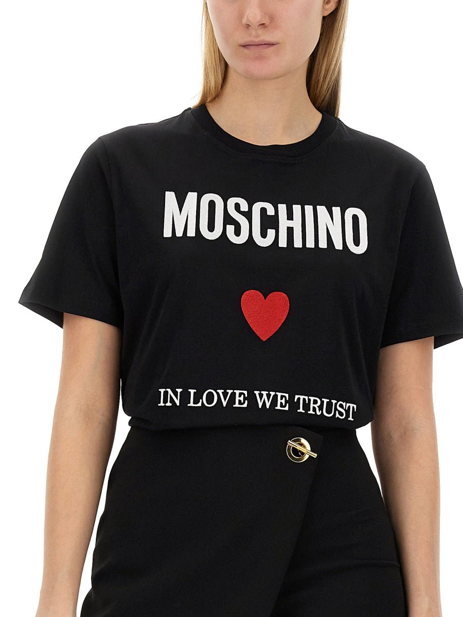 Moschino Women T-Shirt With Logo - EZE Fashion®