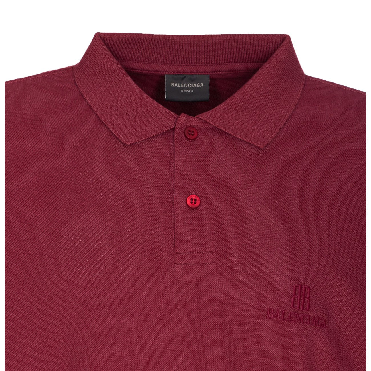 Balenciaga Men Nano Bb Logo Polo