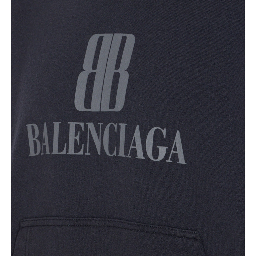 Balenciaga Men Nano Bb Medium Fit Hoodie