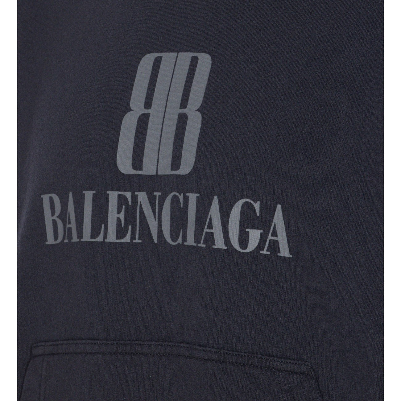 Balenciaga Men Nano Bb Medium Fit Hoodie
