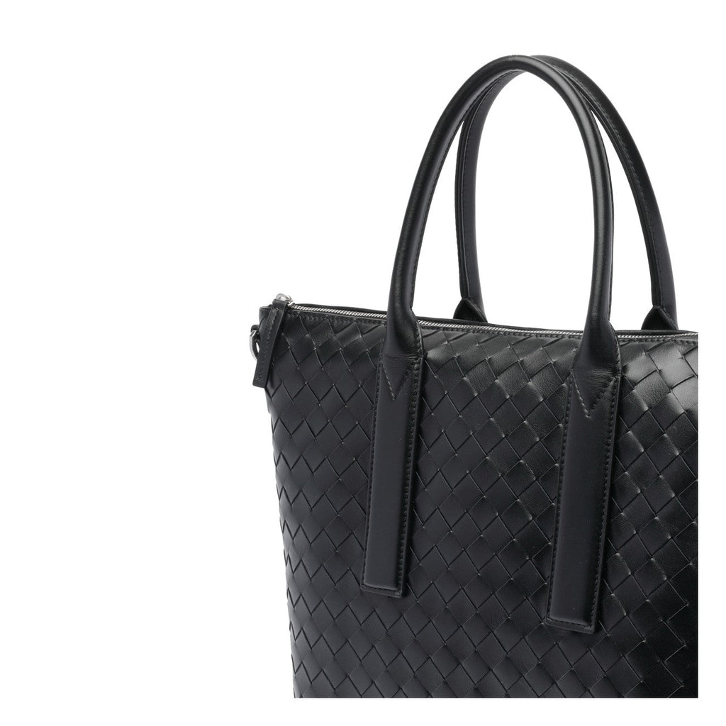Bottega Veneta Men North-South Zipped Intrecciato Tote