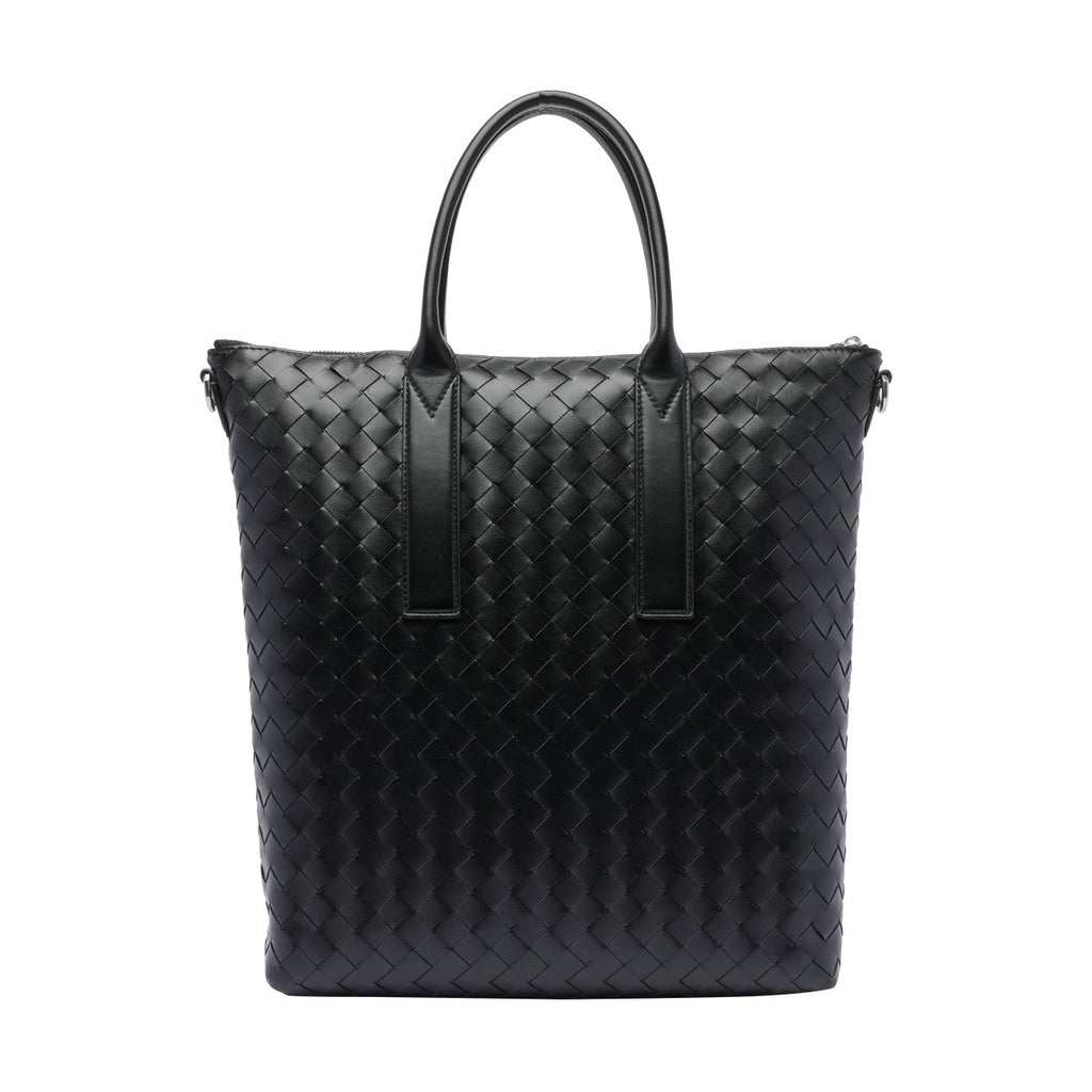 Bottega Veneta Men North-South Zipped Intrecciato Tote