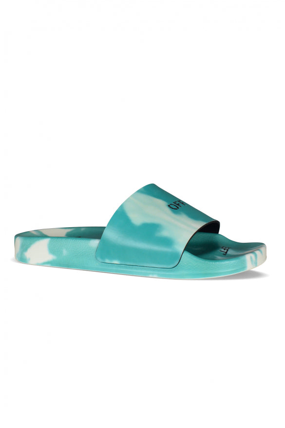 Off-White Women Tie-Dye Pool Slides
