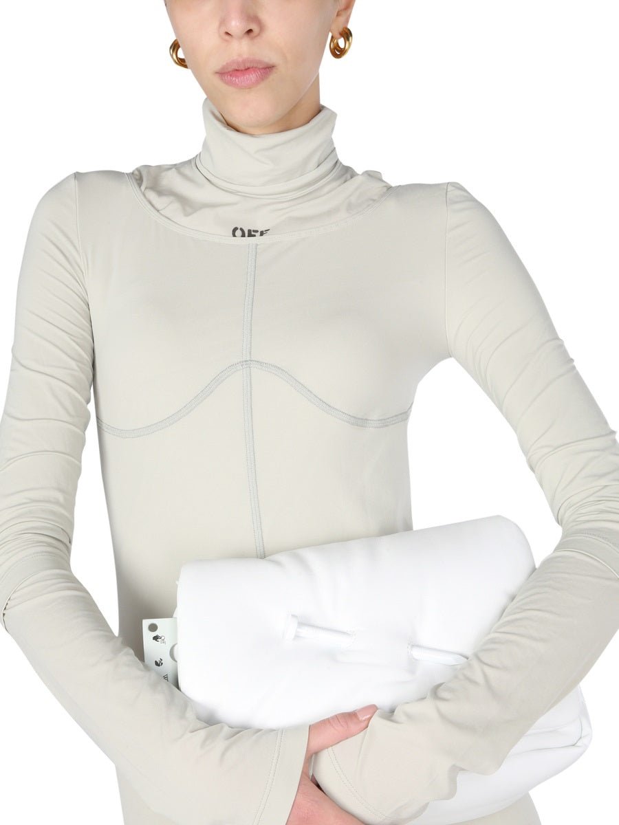 Off - White Women High Neck Dress - EZE Fashion®