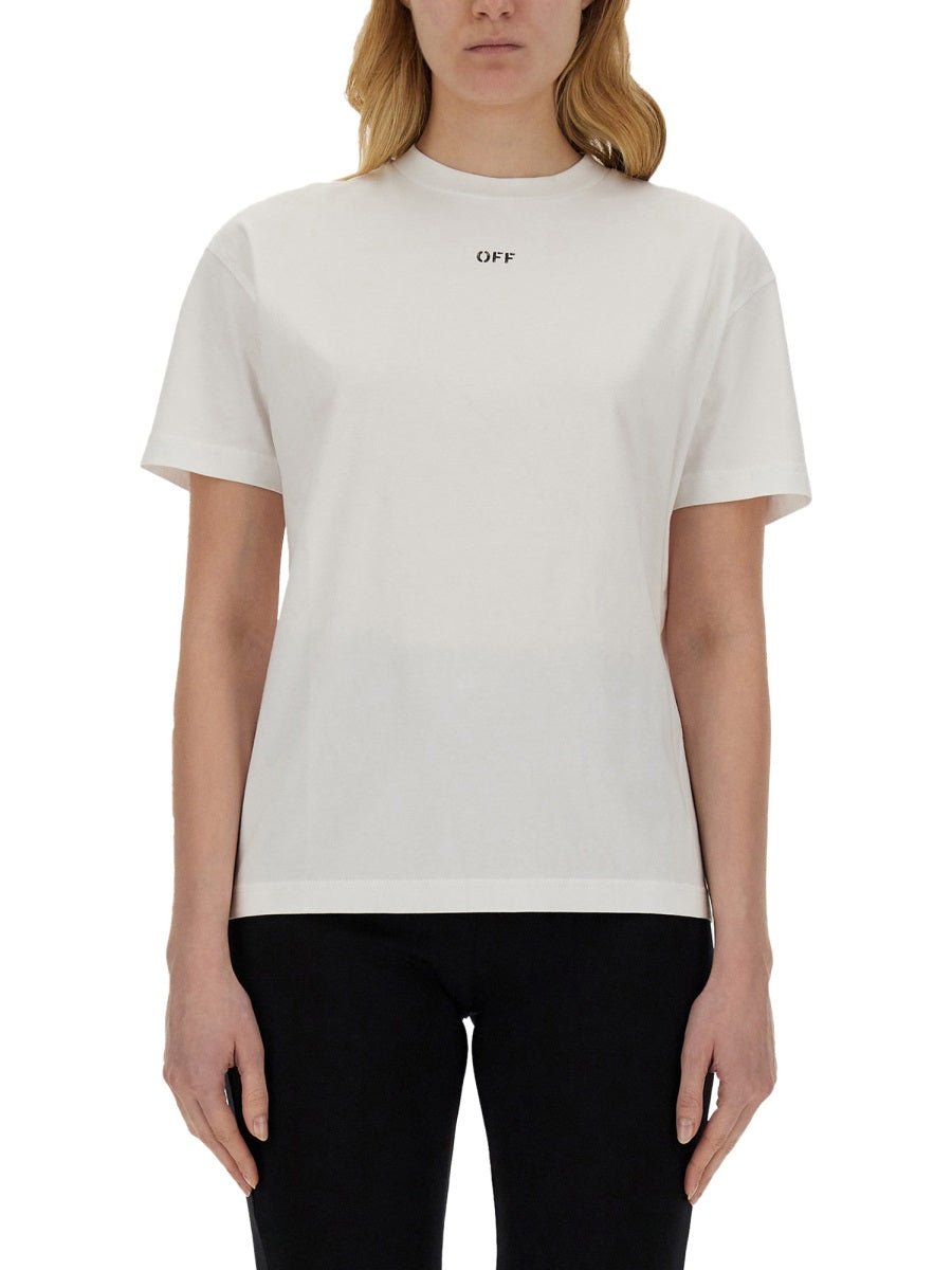 Off - White Women T-Shirt With Logo - EZE Fashion®