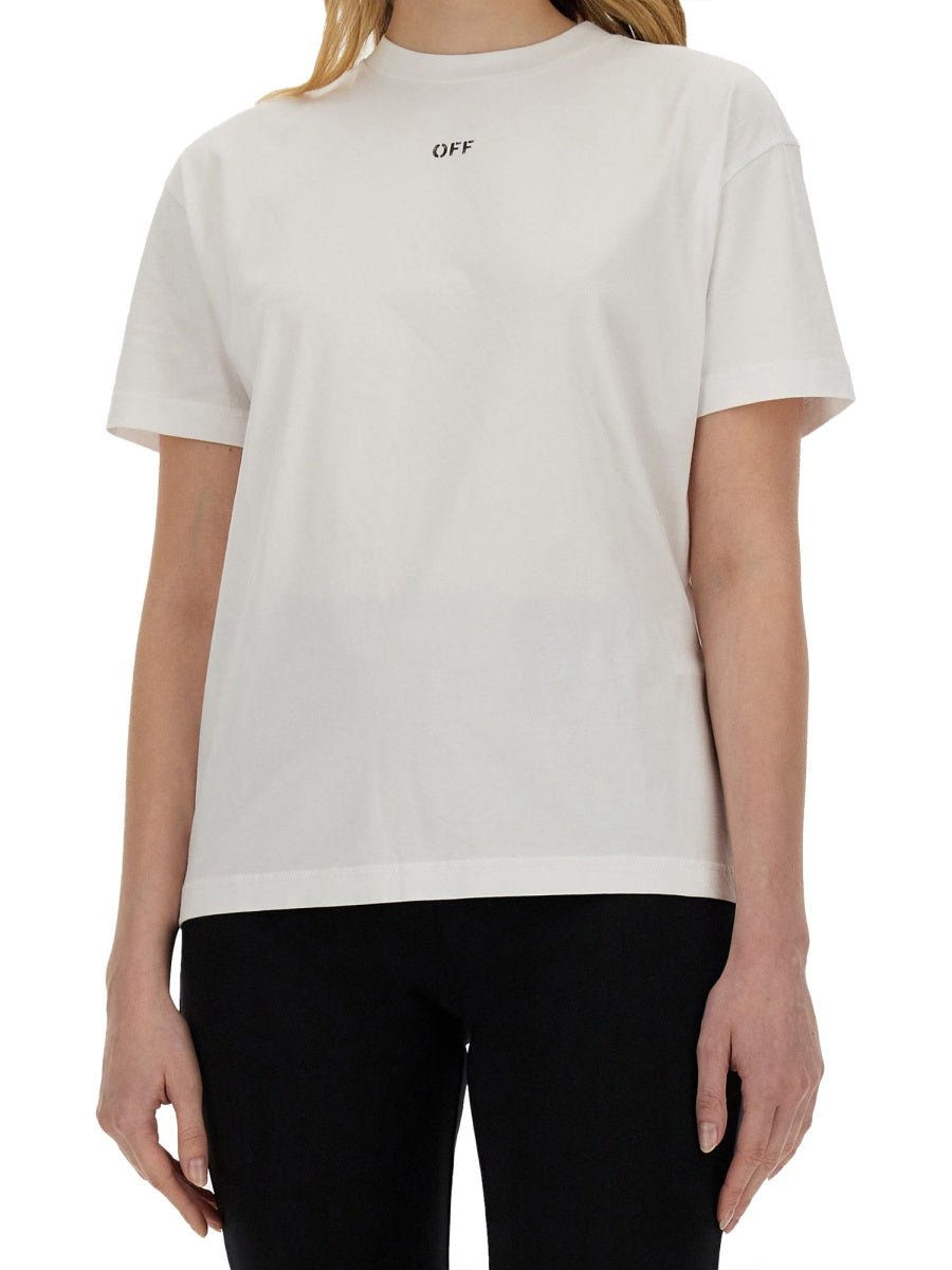 Off - White Women T-Shirt With Logo - EZE Fashion®
