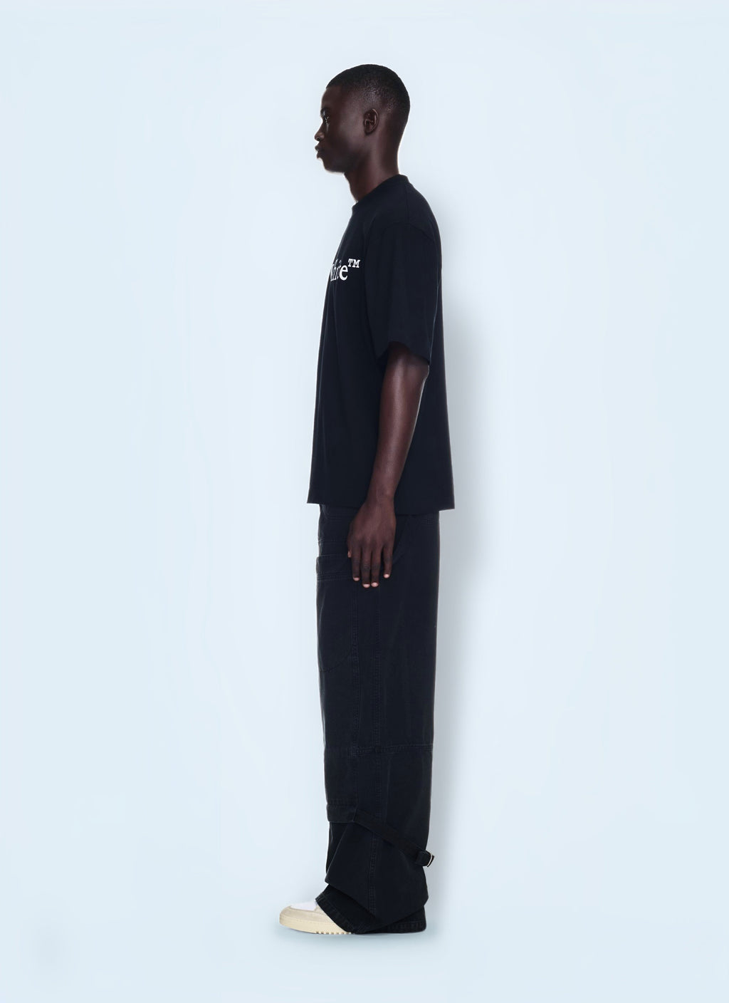 Off White Men Canvas Carpenter Pants