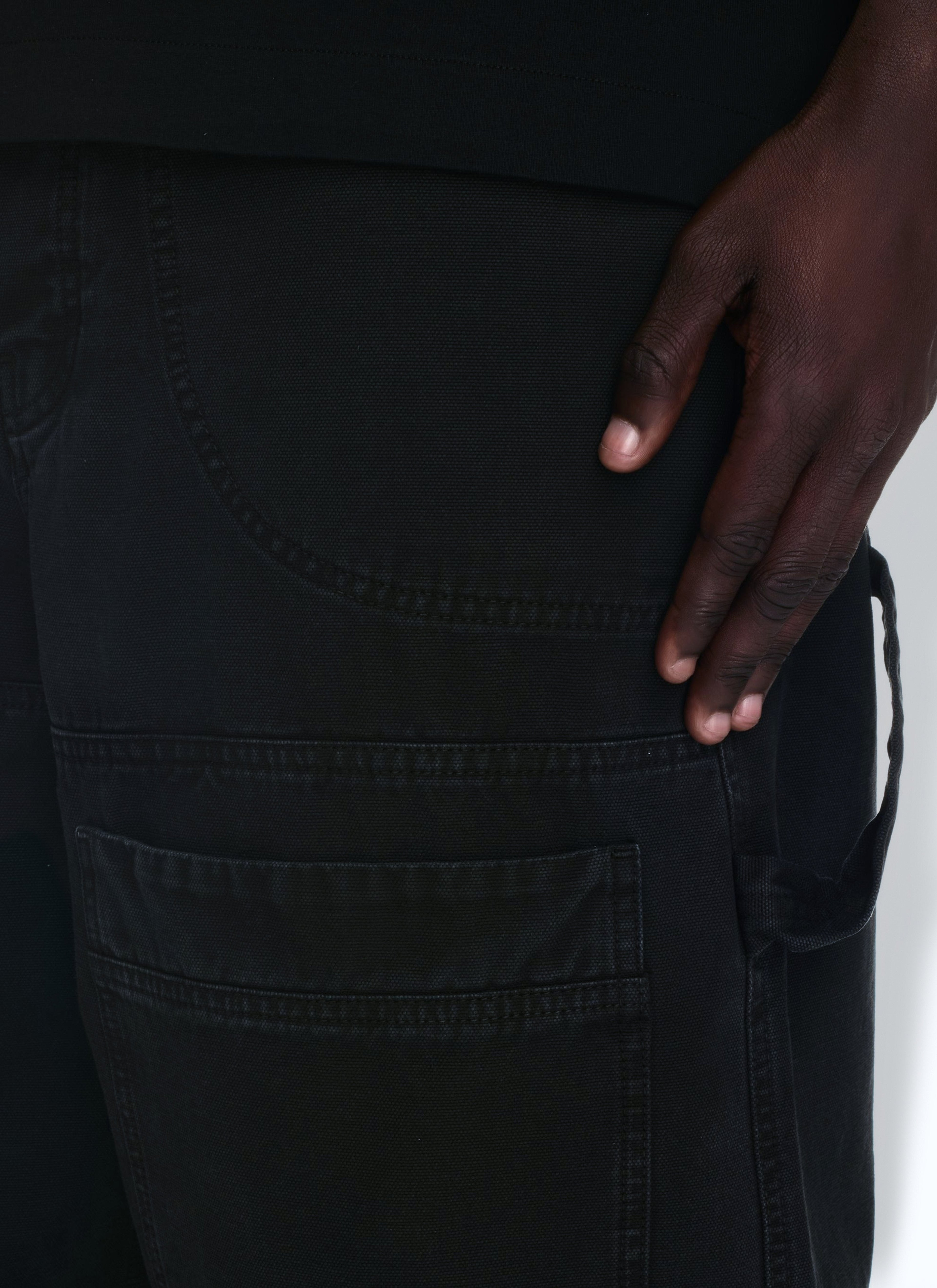 Off White Men Canvas Carpenter Pants