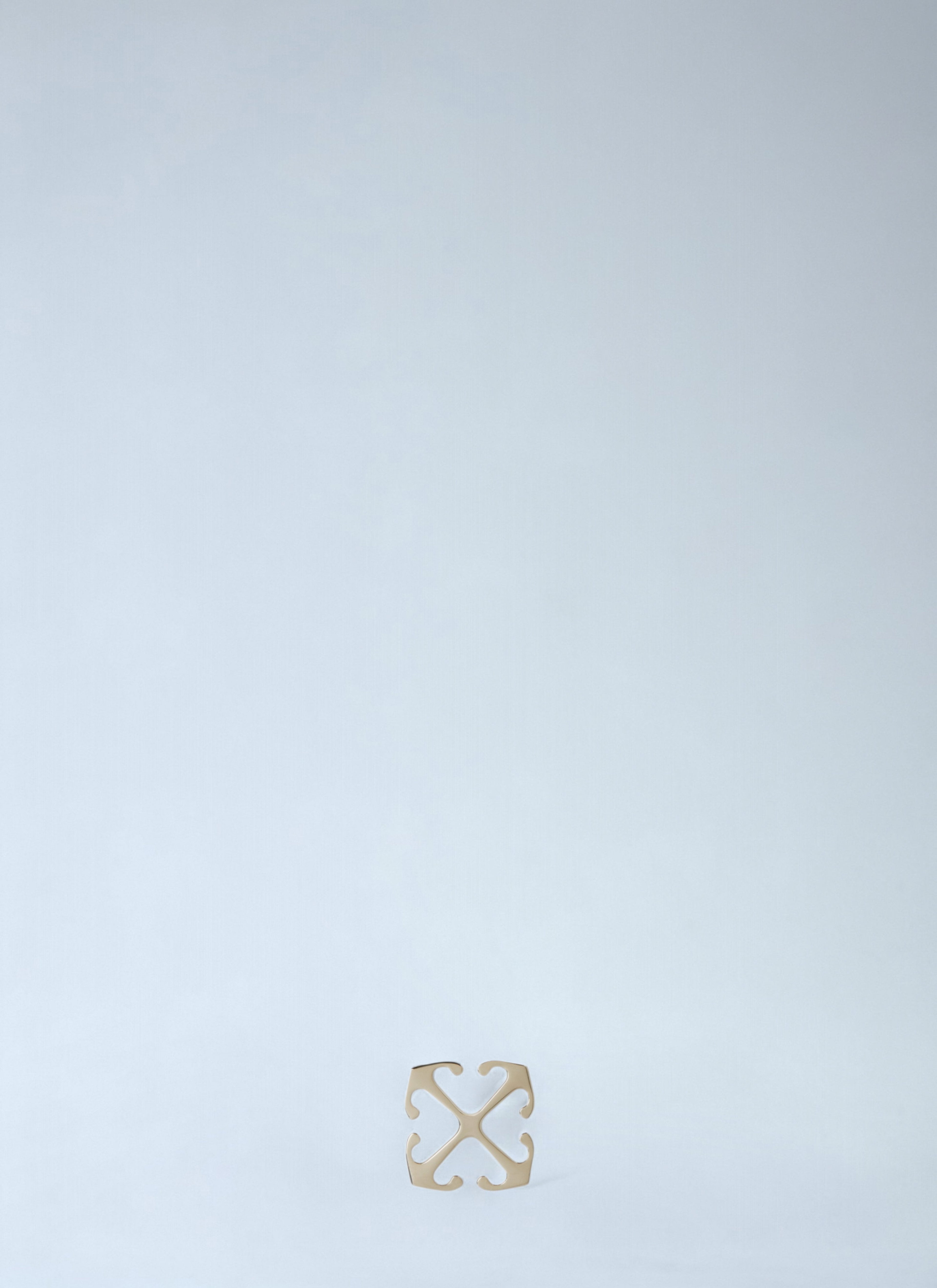 Off White Men Logo Mono Earring