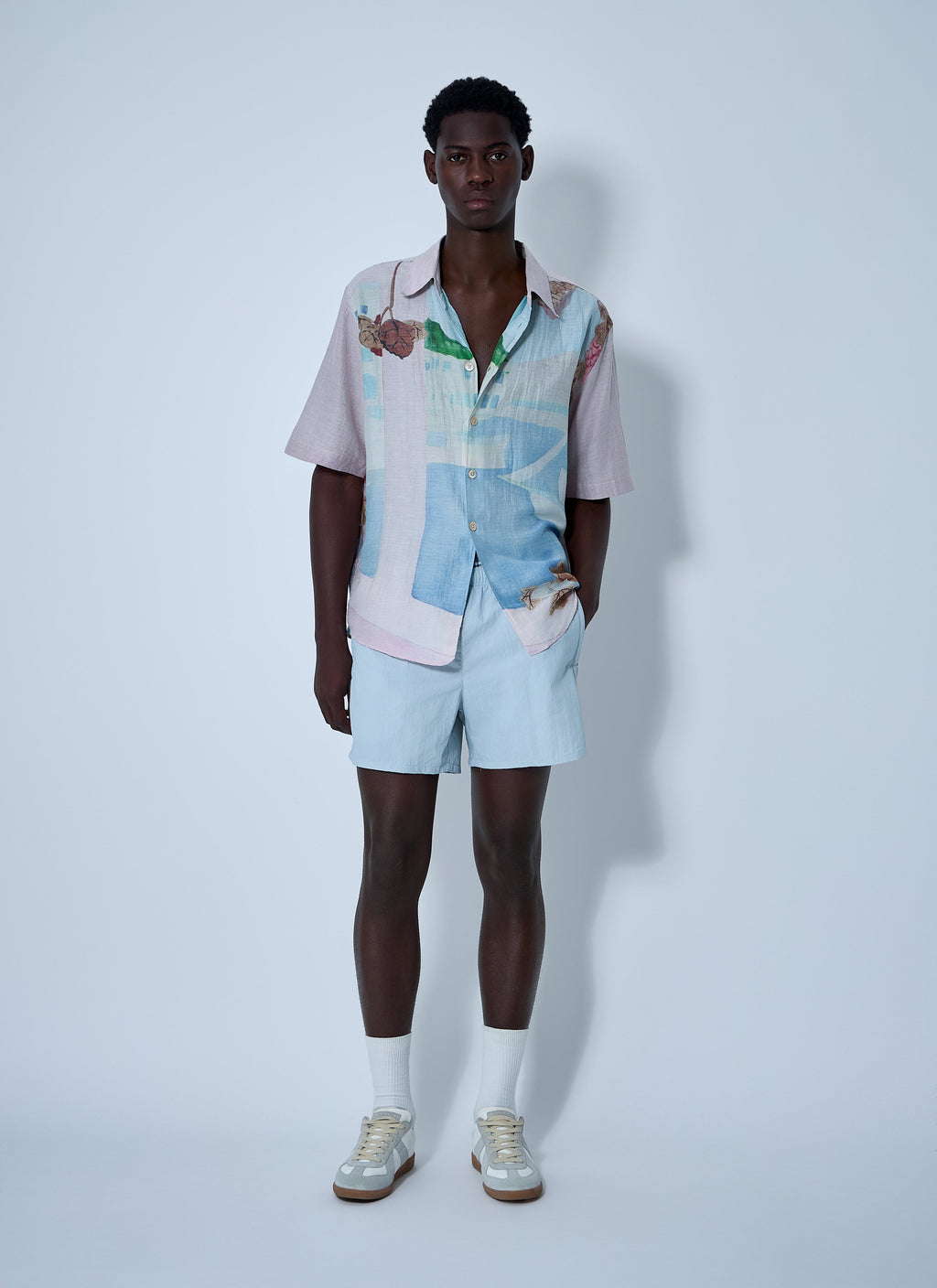 Our Legacy Men Drape Tech Shorts