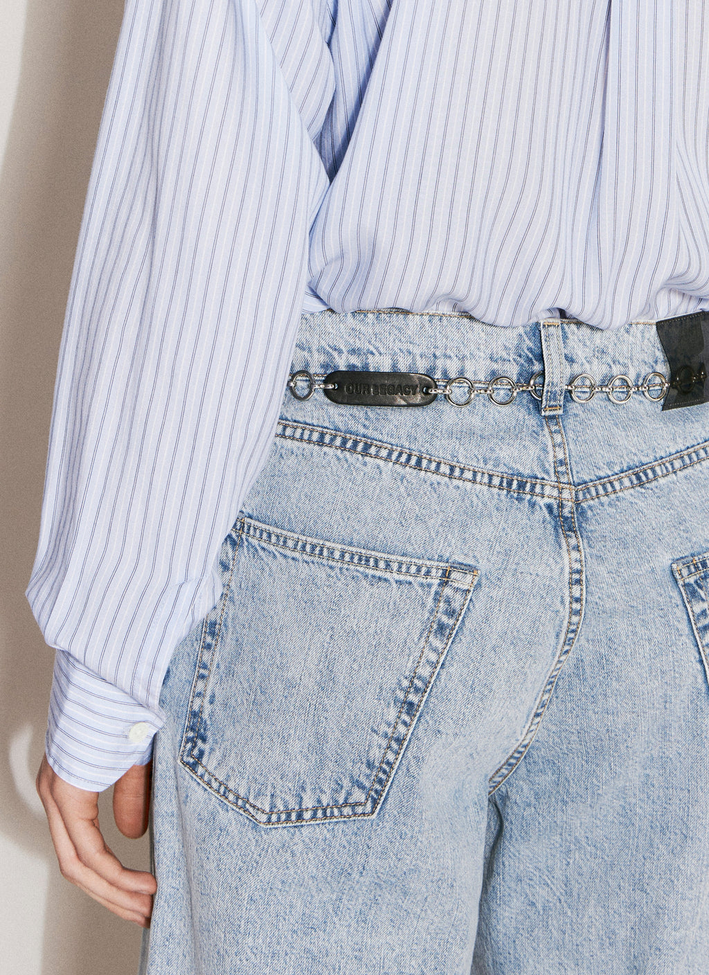 Our Legacy Men Y2k Hip Chain Belt