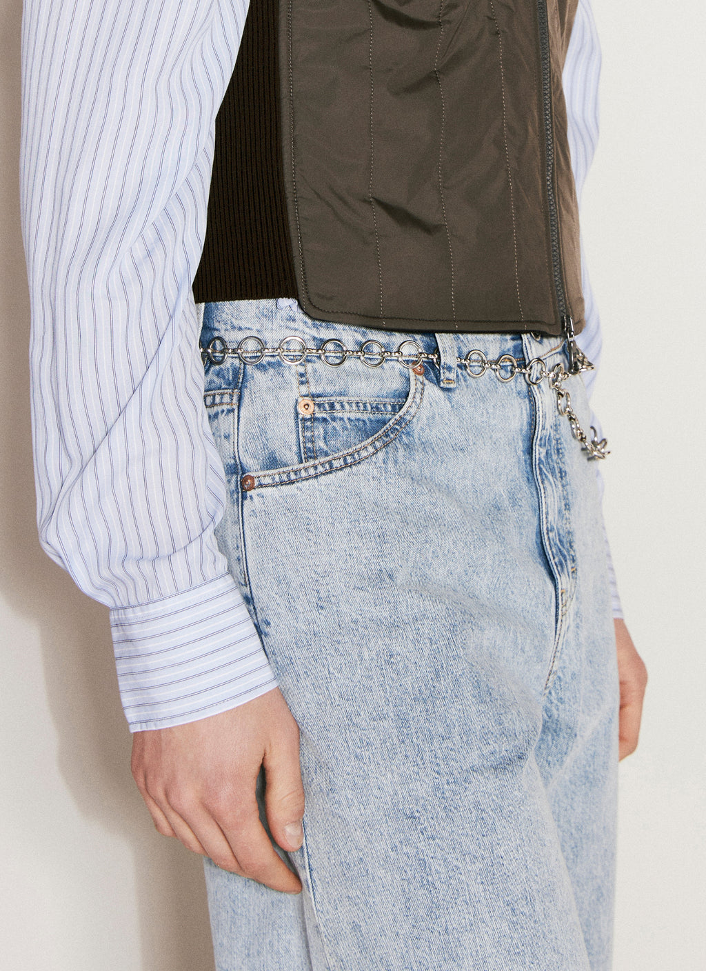 Our Legacy Men Y2k Hip Chain Belt