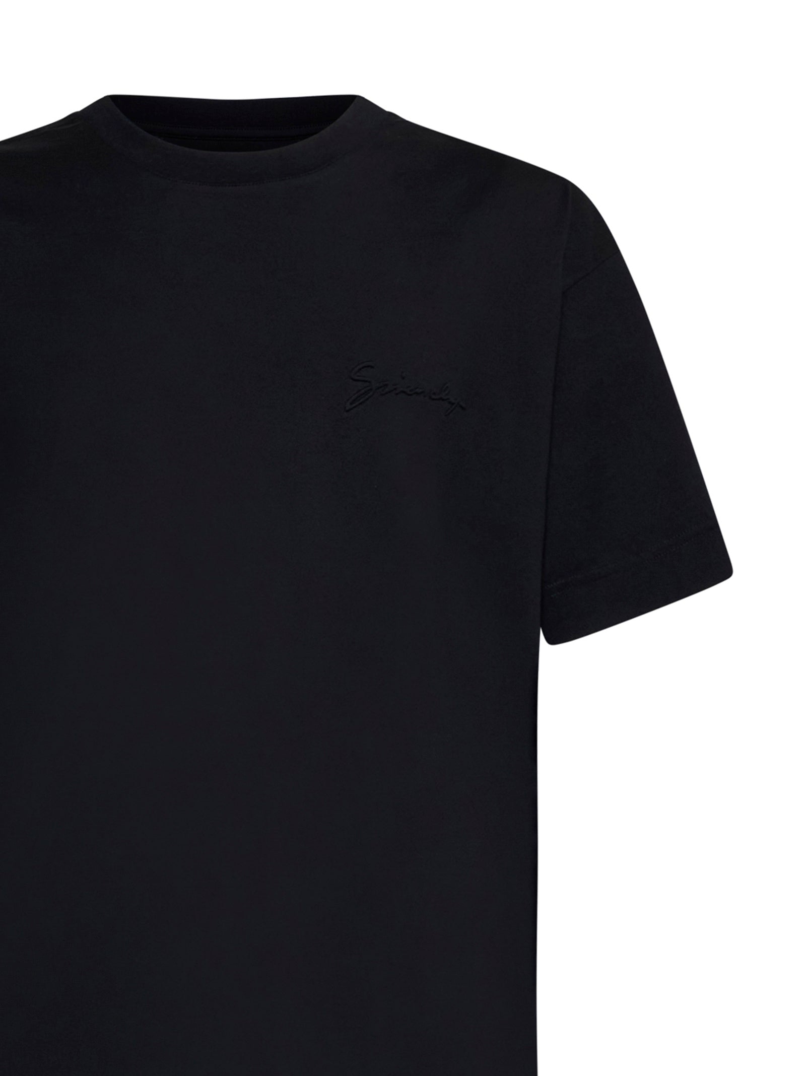 Givenchy Men Black Signature T-Shirt