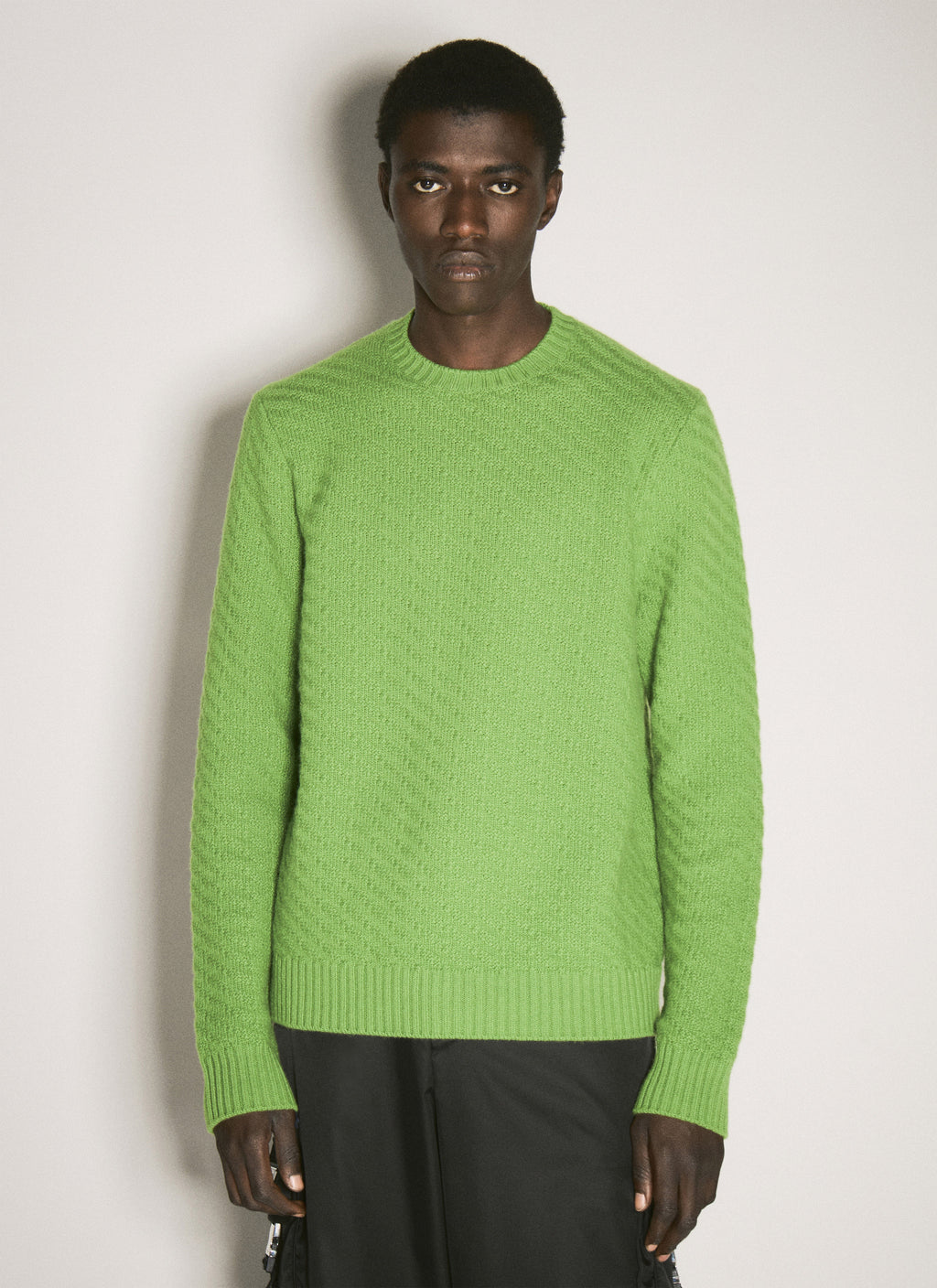 Prada Men Wool-And-Cashmere-Blend Sweater