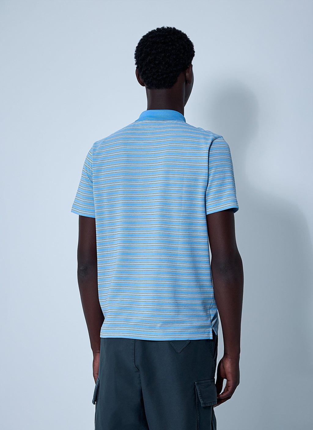 Prada Men Logo Motif Polo Shirt