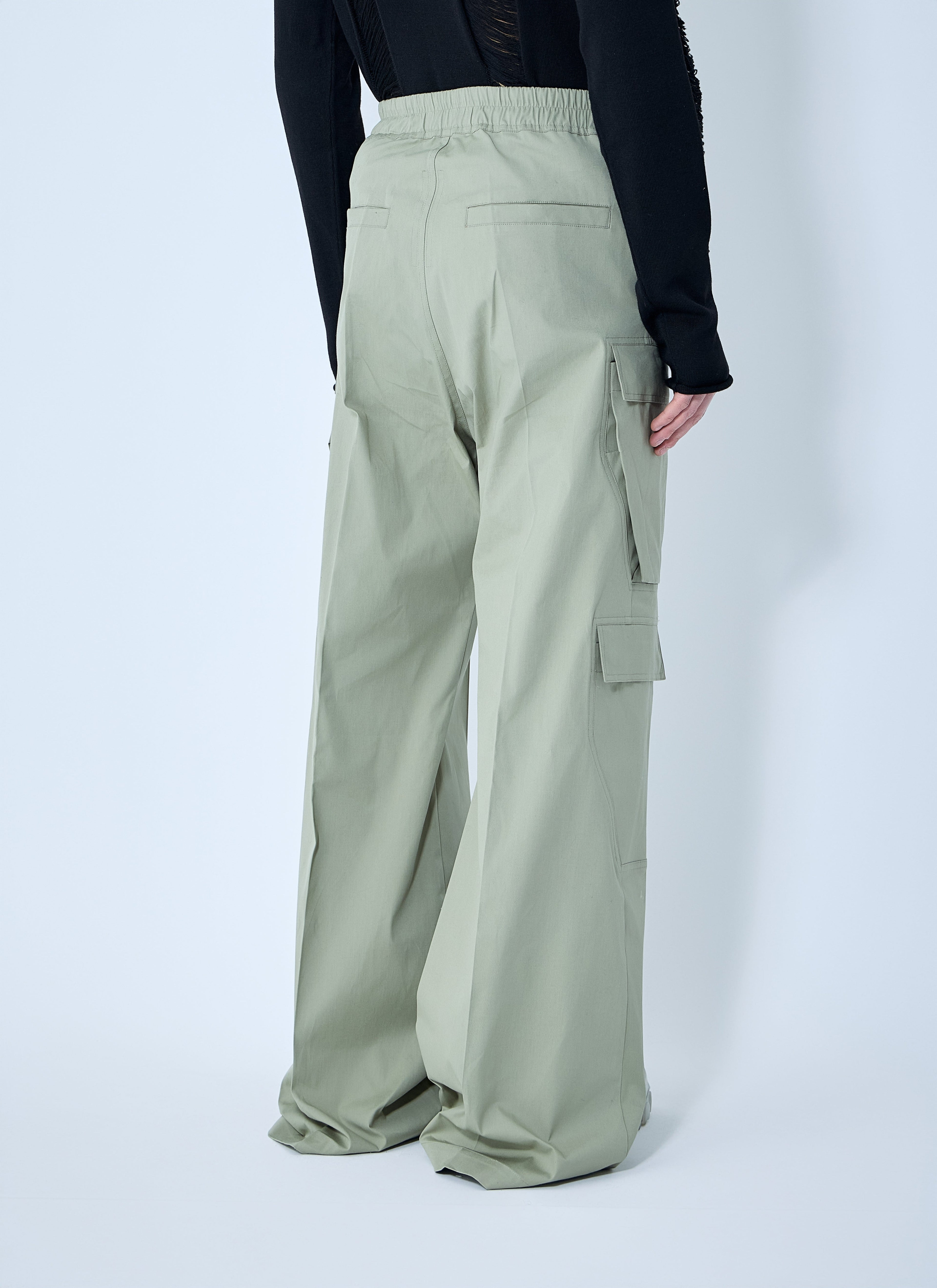 Rick Owens Men Cotton Cargo Pants
