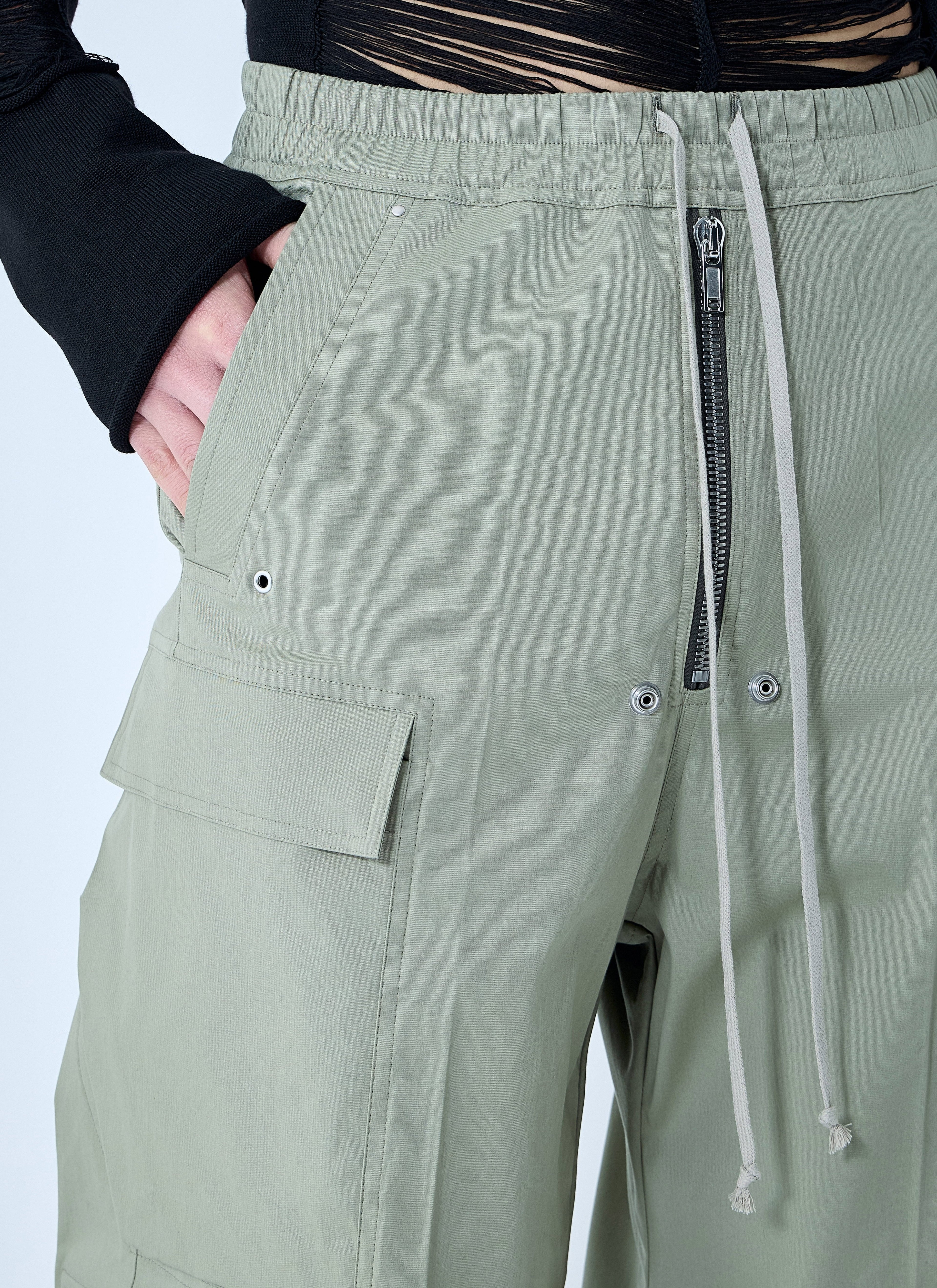 Rick Owens Men Cotton Cargo Pants