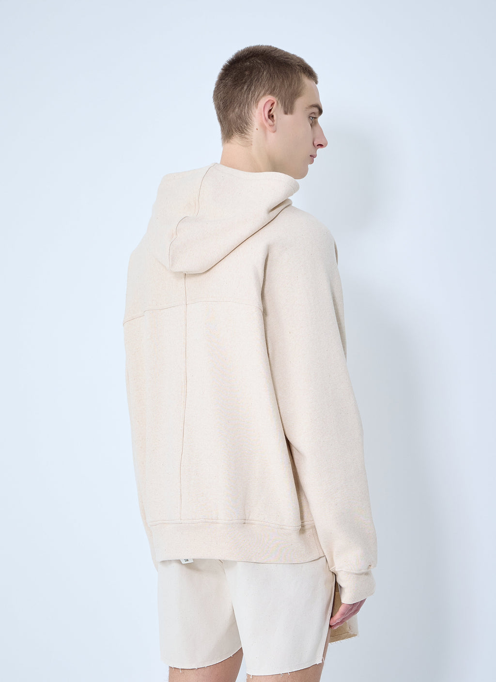 Rick Owens Men Zip-Up Hooded Sweatshirt