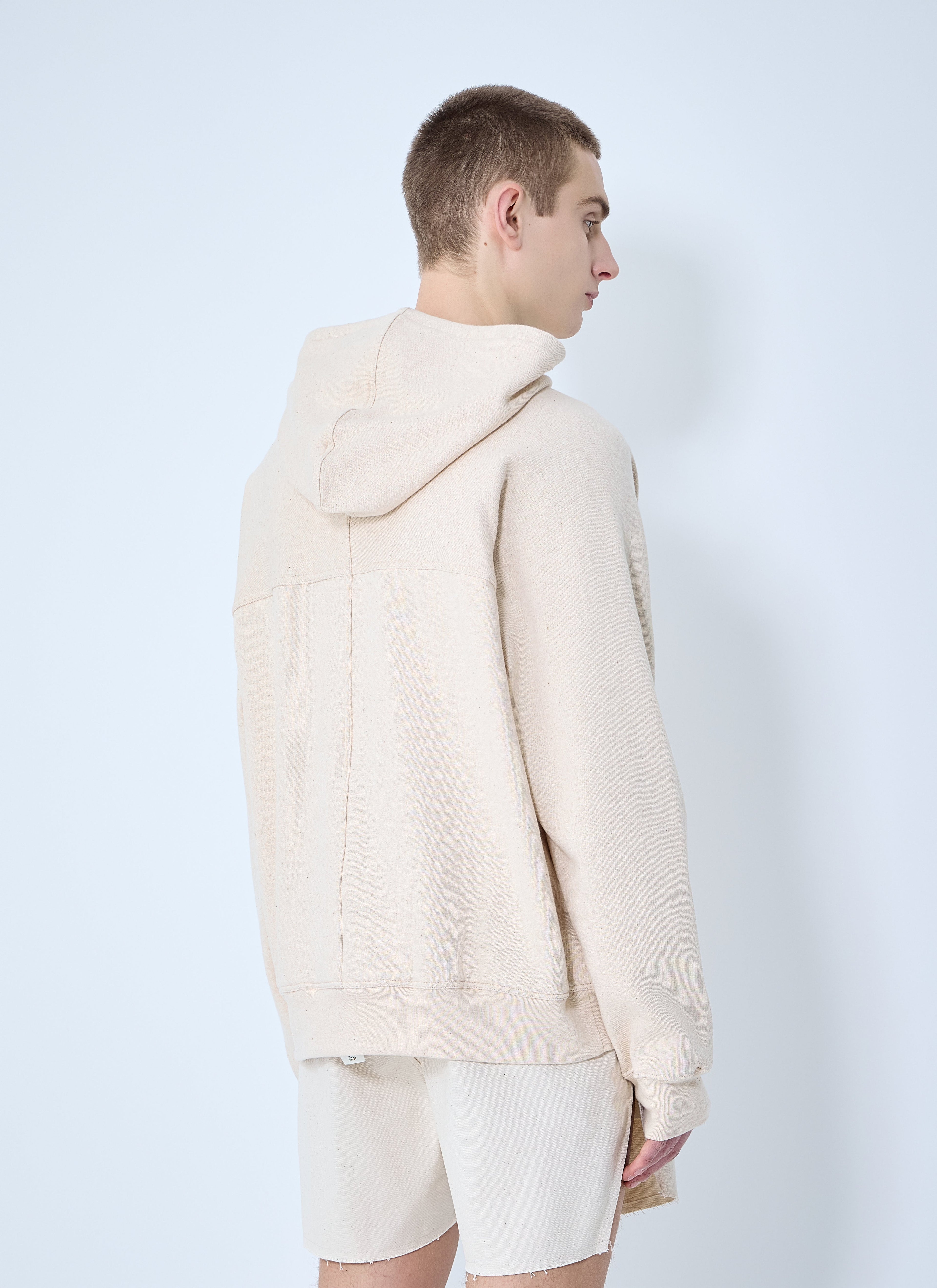 Rick Owens Men Zip-Up Hooded Sweatshirt