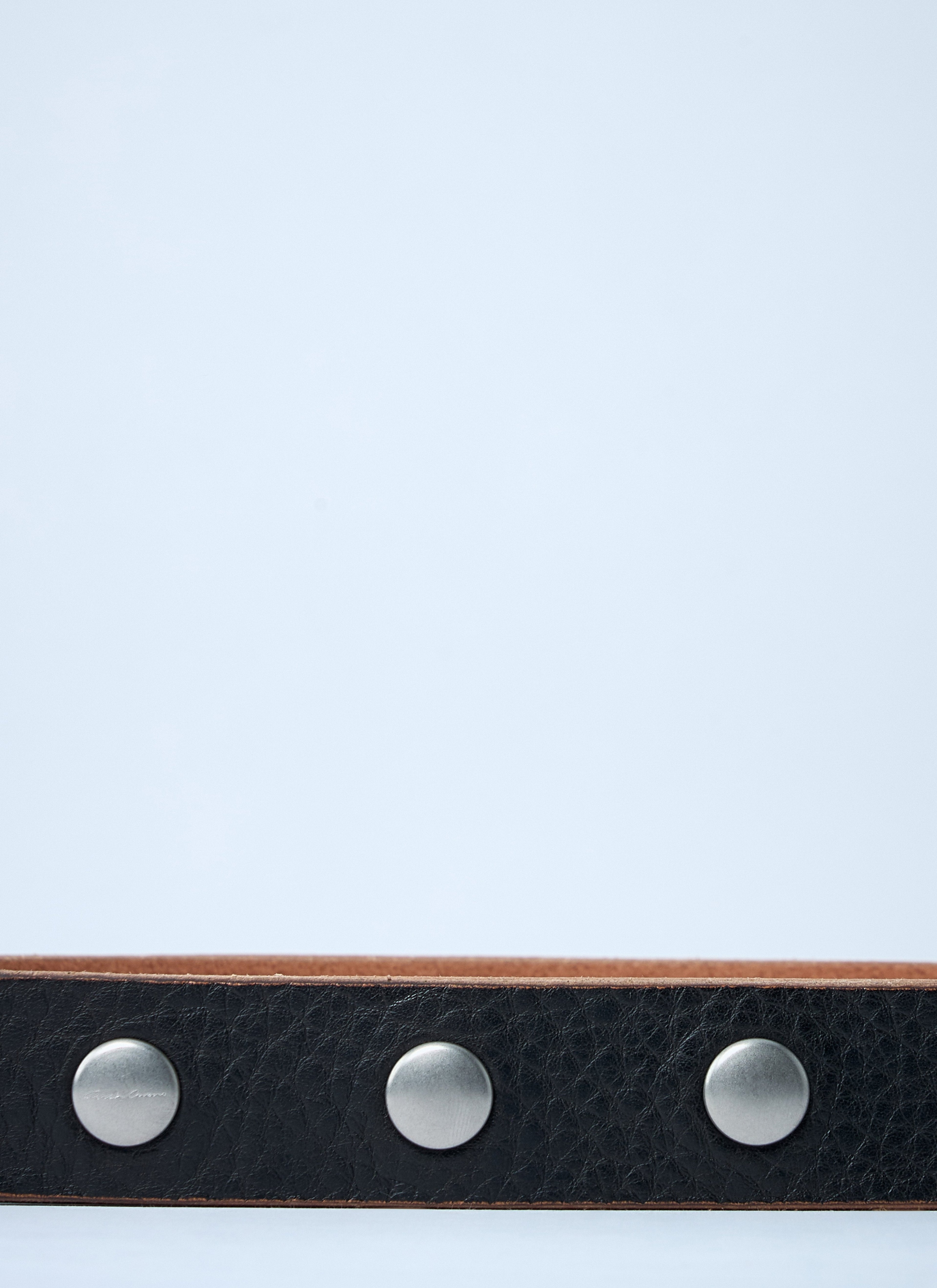 Rick Owens Men Snap Leather Belt