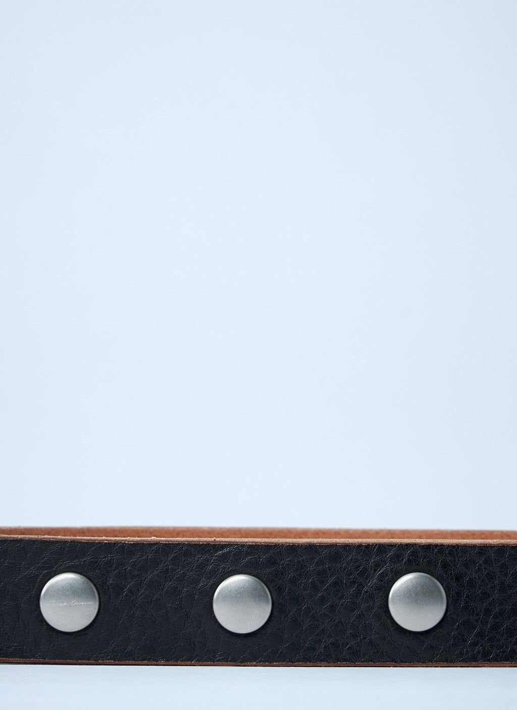 Rick Owens Men Snap Leather Belt