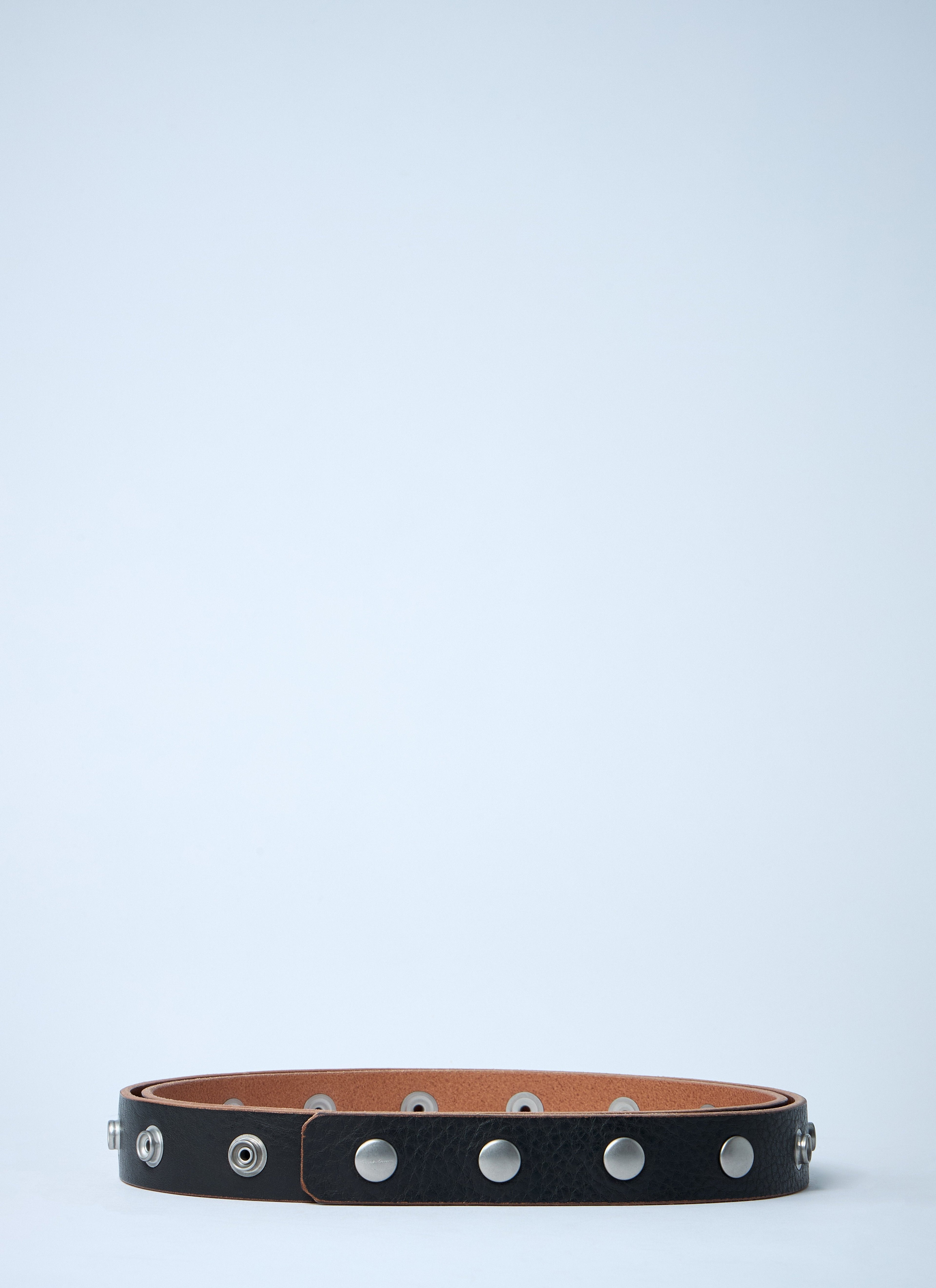Rick Owens Men Snap Leather Belt