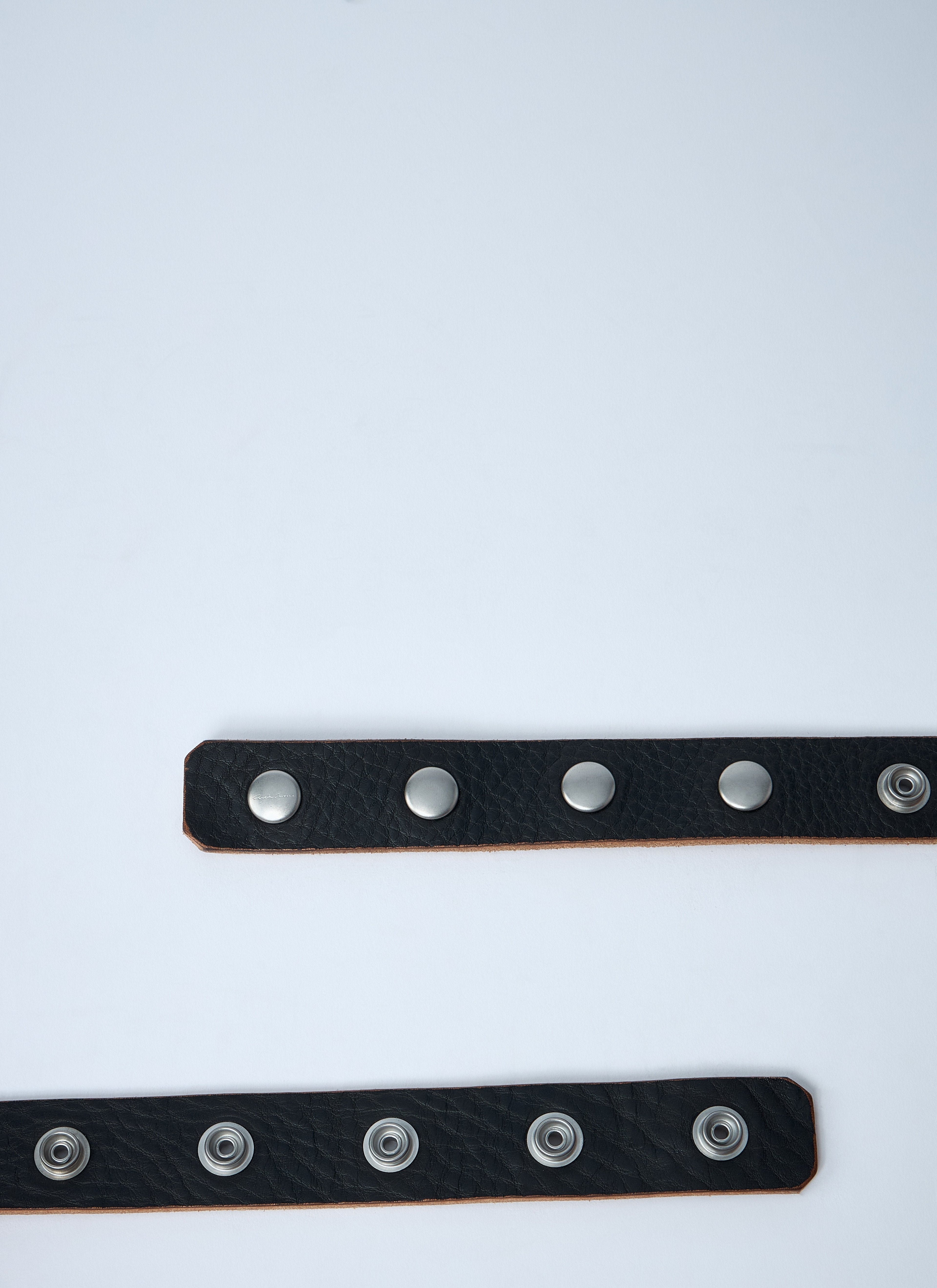 Rick Owens Men Snap Leather Belt