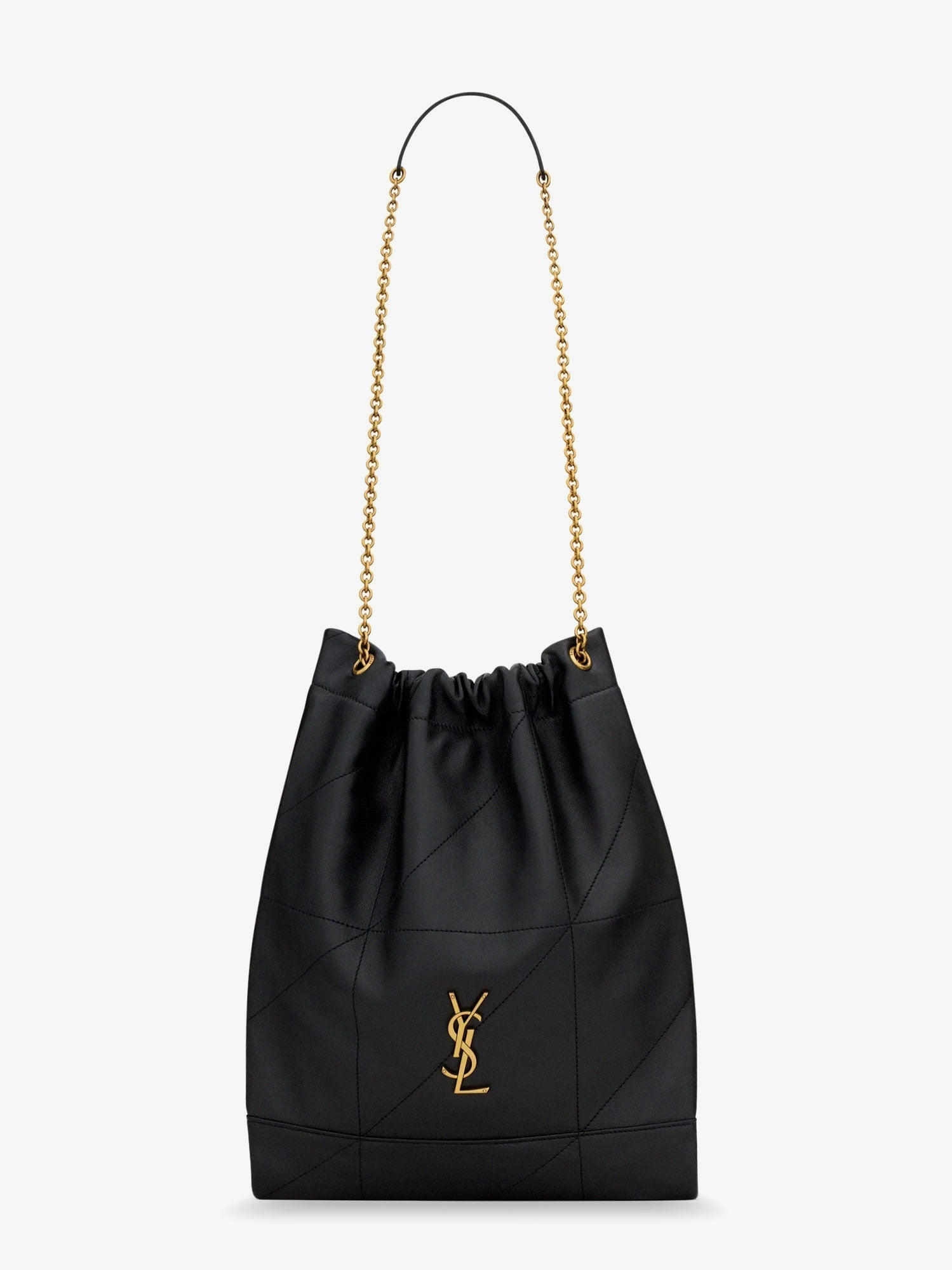 Saint Laurent Women Jamie Pochon Leather Shoulder Bag - EZE Fashion®