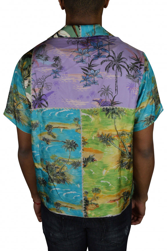 Amiri Men Patchwork Shirt