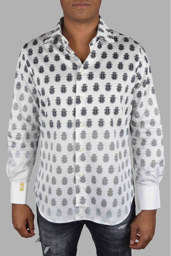 Billionaire Men Ls Milano All Over Shirt