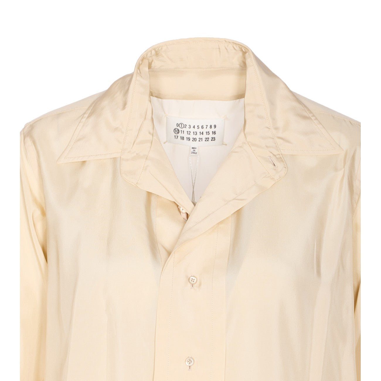 Maison Margiela Women Shirt With Slanted Hem