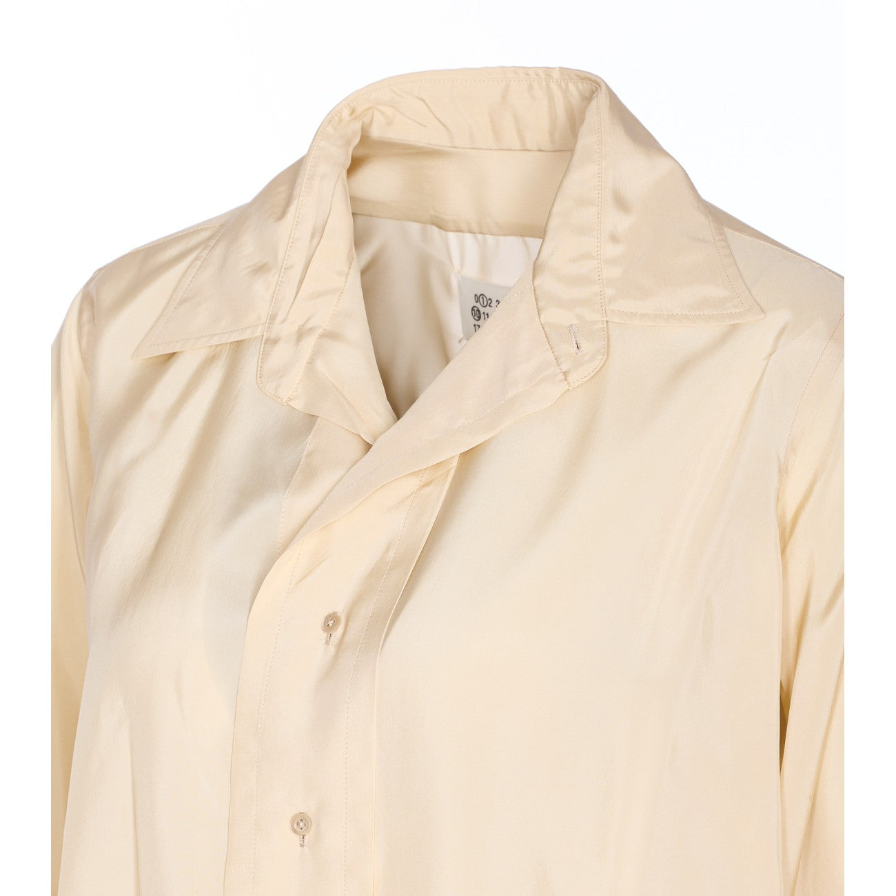 Maison Margiela Women Shirt With Slanted Hem