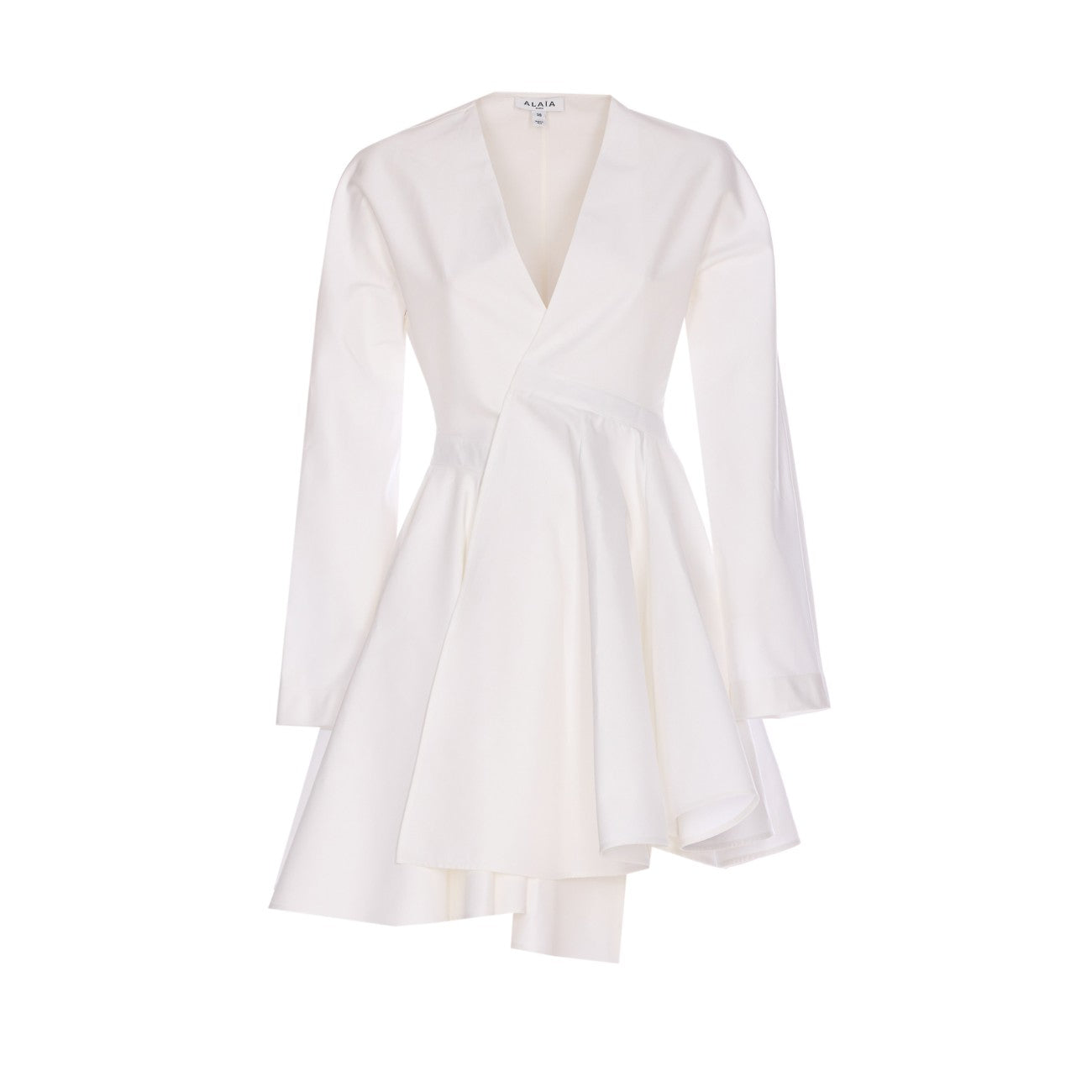 Alaia Women Short Cotton Poplin Dress