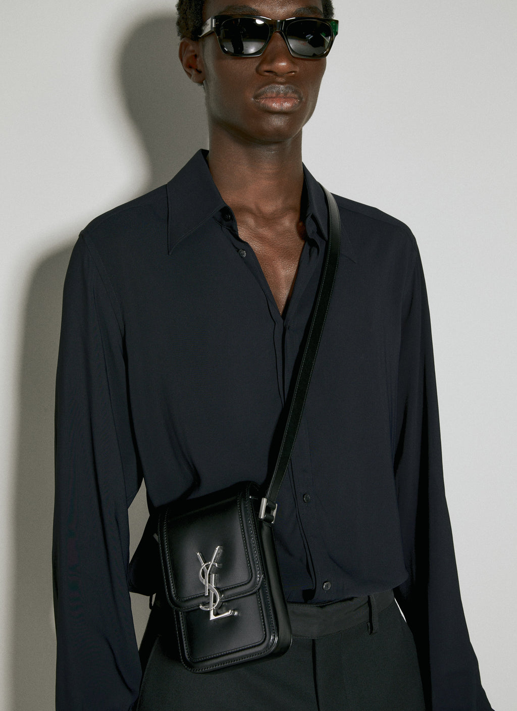 Saint Laurent Men Solferino Mini Crossbody Bag