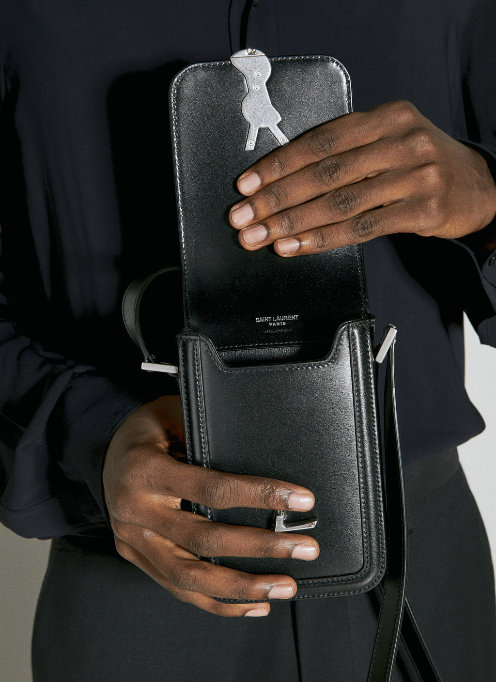 Saint Laurent Men Solferino Mini Crossbody Bag