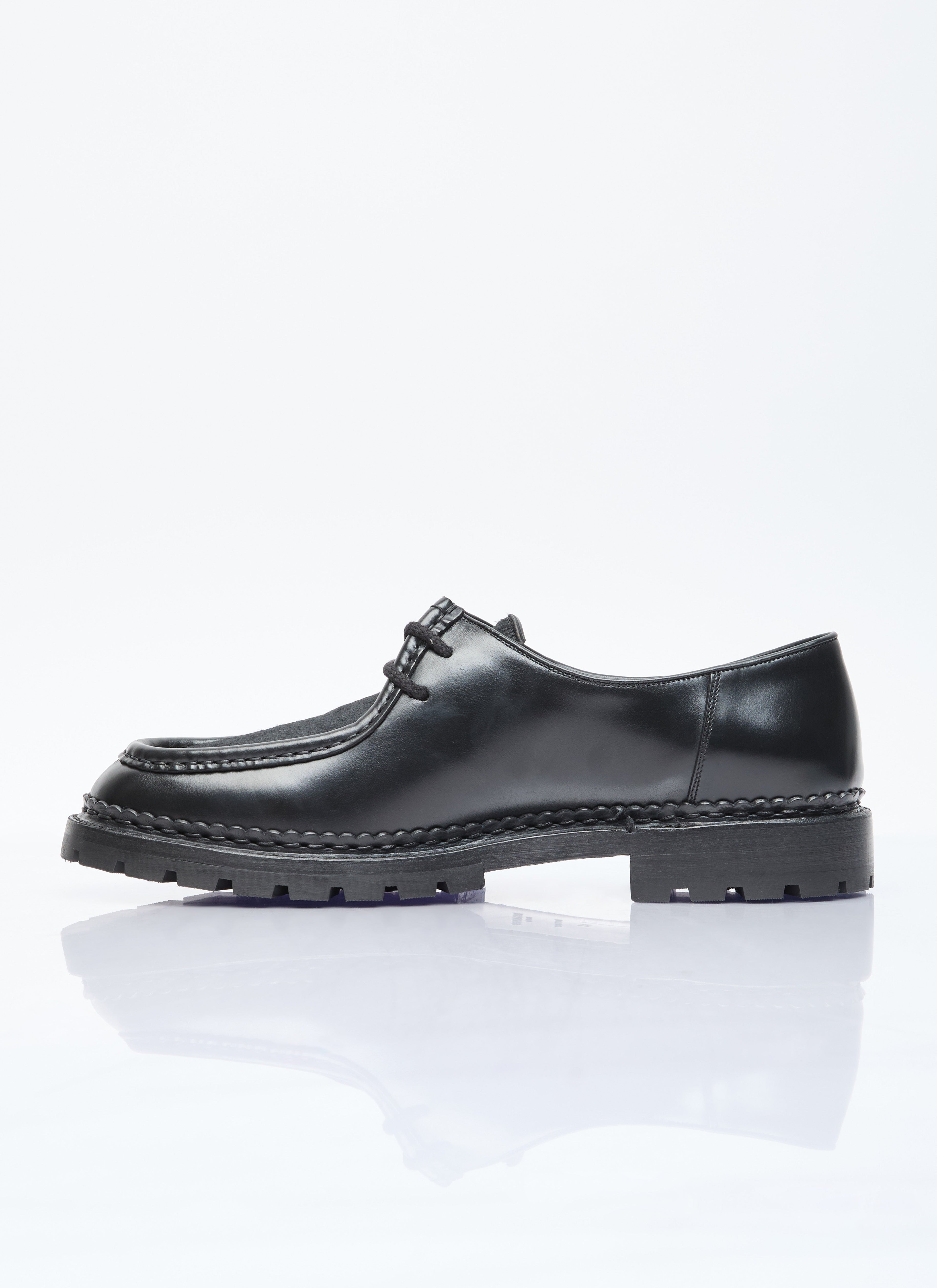 Saint Laurent Men Ponyhair Leather Loafers