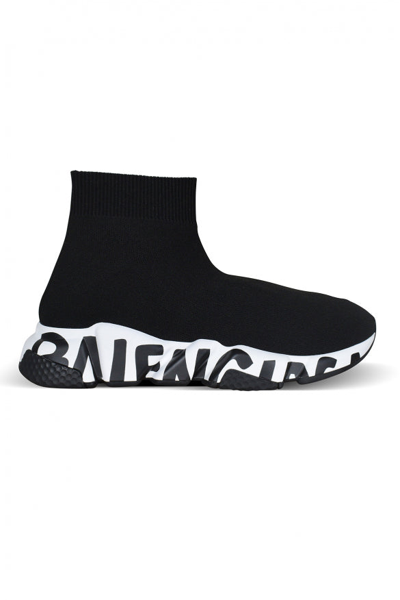 Balenciaga Men Speed Graffiti Sneakers