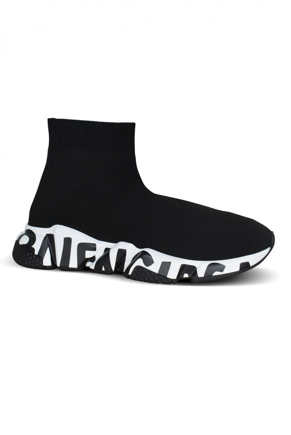 Balenciaga Men Speed Graffiti Sneakers