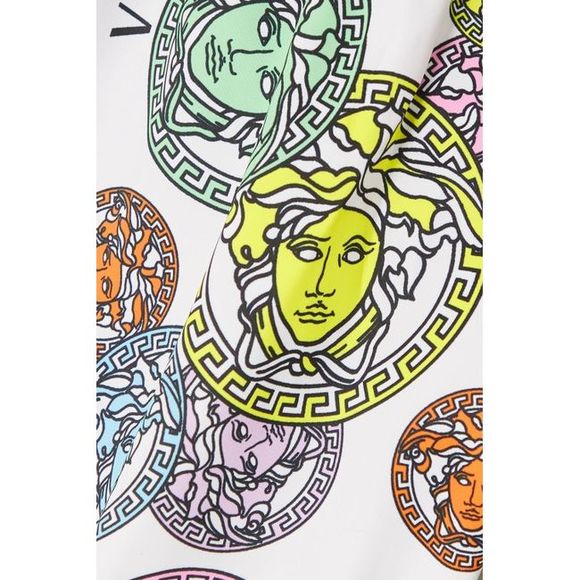 Versace Women White Printed Shorts