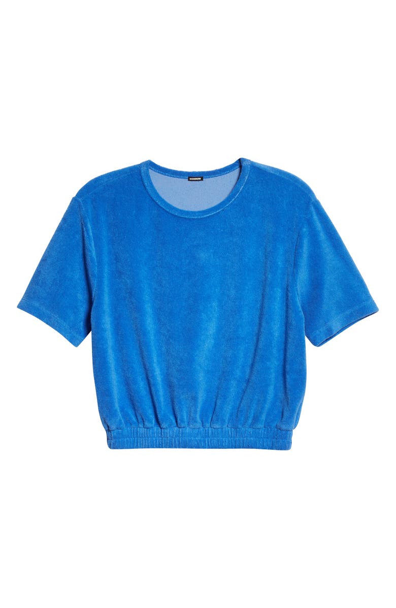 Monrow Women Terry Cloth Crop Top