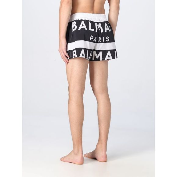 Balmain Men Balmain Logo Swim Shorts