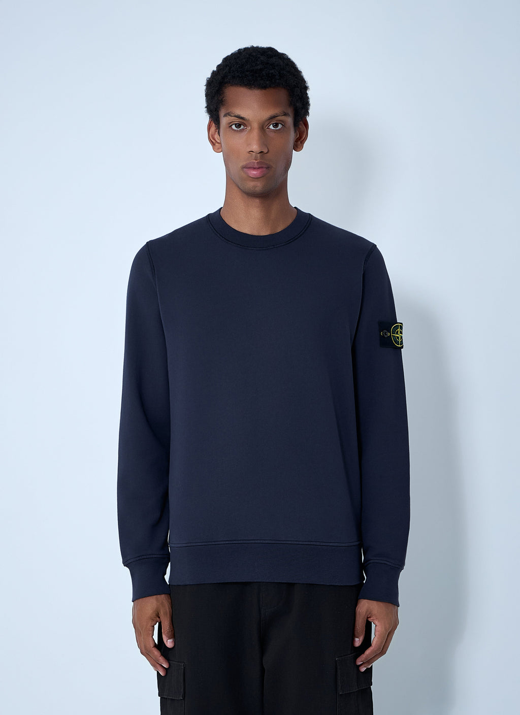 Stone Island Men Logo Patch Sweater