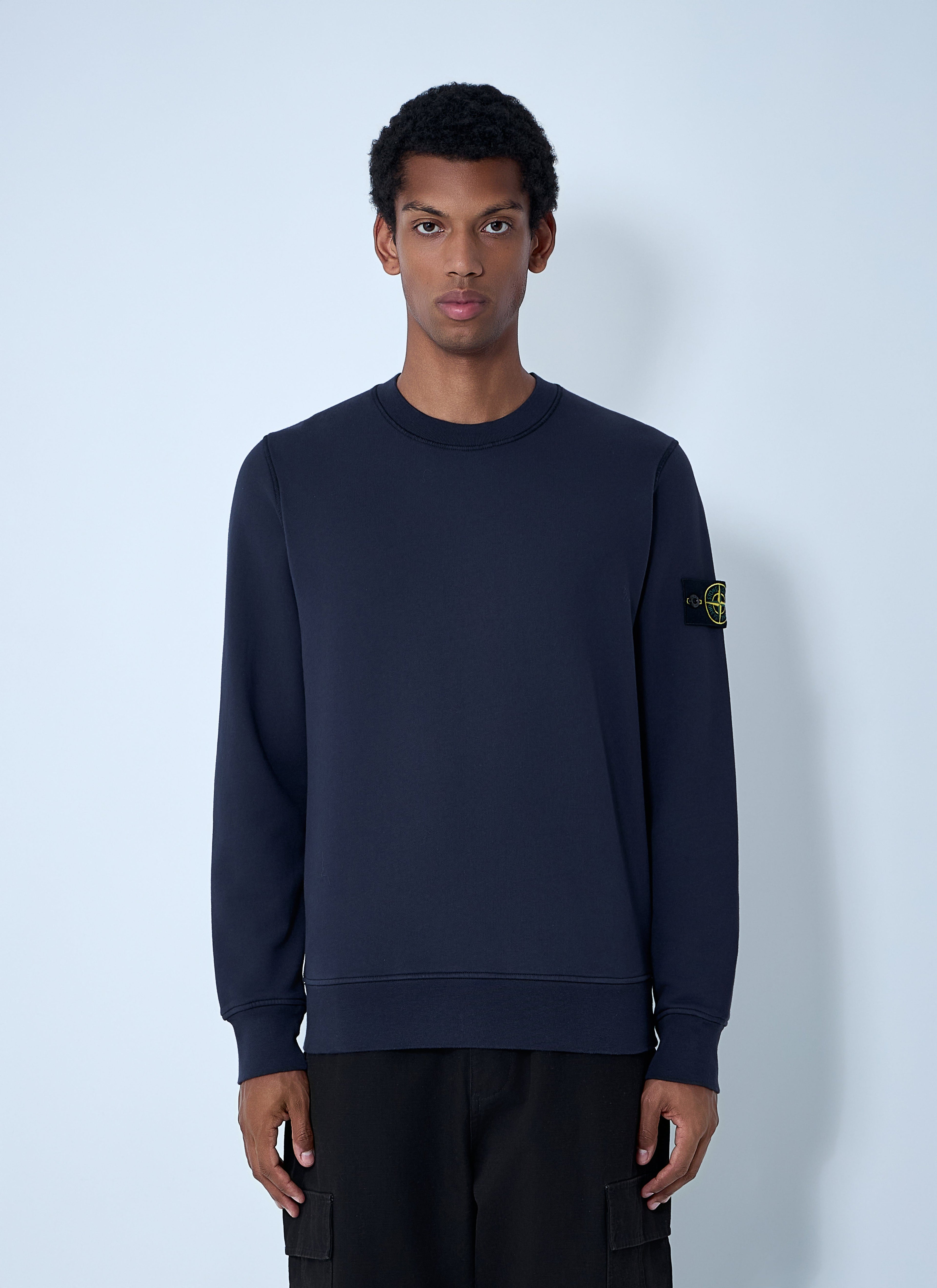 Stone Island Men Logo Patch Sweater